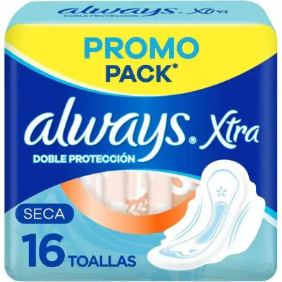 Pañal Always Xtra Protección Seca x16