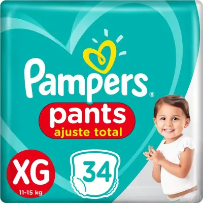 Pañal Pampers Pants Conf Sec XG x34