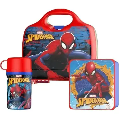 Lonchera Disney Spider-Man con Caja y Cantimplora