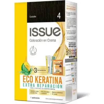 Tintura Capilar Issue 4 Eco Keratin Castaño