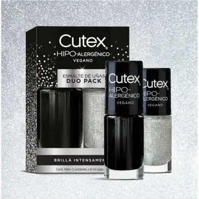 Esmalte Cutex Duo Pack Brillo Noche