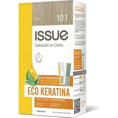 Tintura Capilar Issué Kit Eco Extra Keratina Tono 10.1