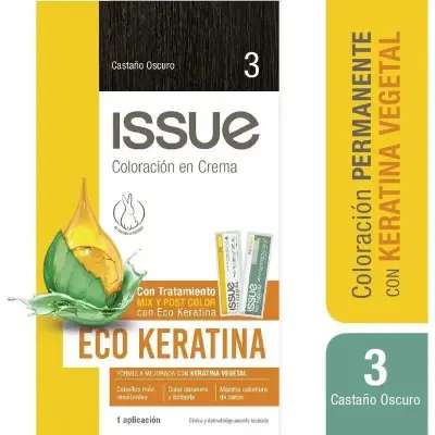 Kit Tintura Capilar Keratina Tono N3