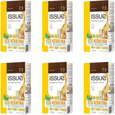 Tintura Capilar Tono 7.3 Kit Ecológico Extra Keratina
