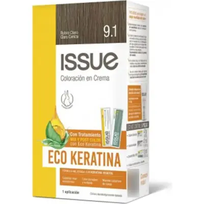Tintura Capilar Issue Kit Eco Extra Keratin Tono 9.1