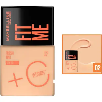 Base de Maquillaje Maybelline Fit Me Fresh Tint SPF 50 Tono 2