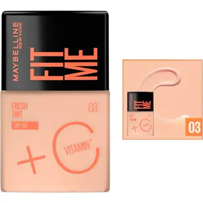 Base de Maquillaje Maybelline Fit Me Fresh Tint SPF 50