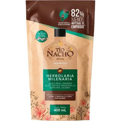 Shampoo Tío Nacho Herbal 400 ml
