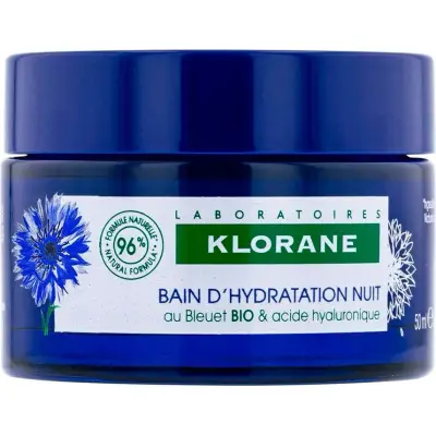 Crema Facial de Noche Klorane Bleuet 50 ml