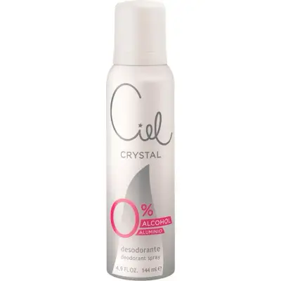 Desodorante Ciel Cristal Sin Alcohol 144 ml