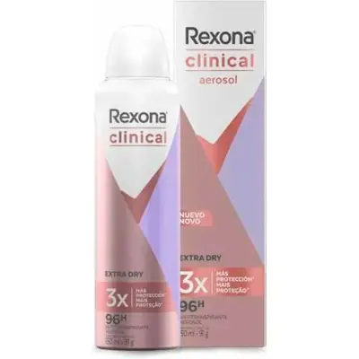 Desodorante Aerosol Rexona Woman Clinical Extra Dry 91 g