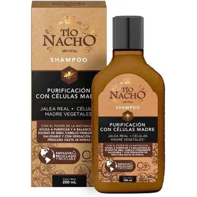 Shampoo Tío Nacho Celulosa Maderas 2 x 200 ml