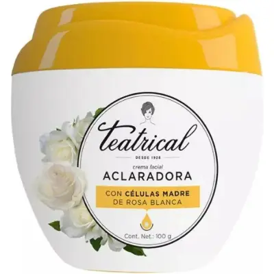 Crema Facial Aclaradora Teatrical 100 g