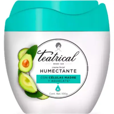 Crema Facial Humectante Teatrical V2 100 g