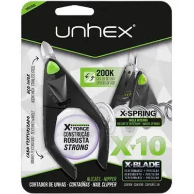 Cepillo Unhex X-10 Alicates para Uñas Robusto