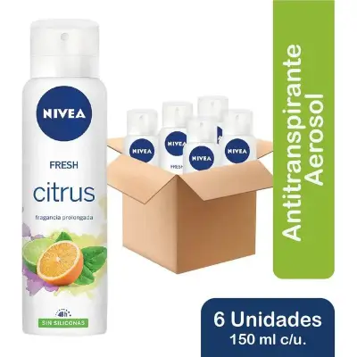 Desodorante Aerosol Nivea Fresh Cítricos 150 ml