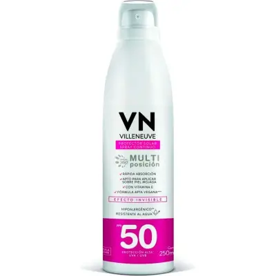 Protector Solar Aerosol Villeneuve SPF 50 250 ml