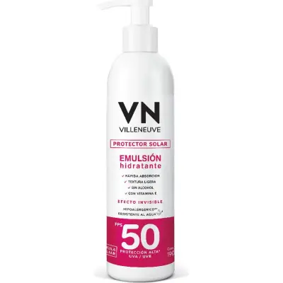 Emulsión Protectora Solar FPS 50 Villeneuve