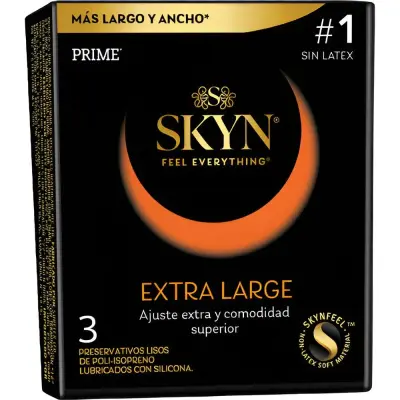 Pack Preservativos Prime Sensibilidad Extra Large x3
