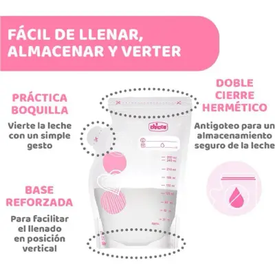 Bolsas de Conservación de Leche Chicco x 30