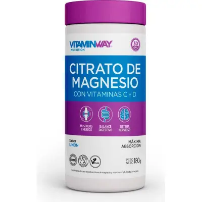 Suplemento Dietario Vitamin Way Citrato de Magnesio x 180