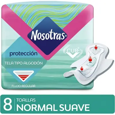 Protector Femenino Nosotras Toa Normal Calentito X 8