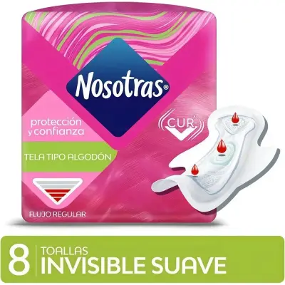 Protector Femenino Nosotras Toa Invible Calefacción X 8