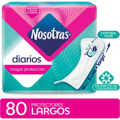 Protector Femenino Nosotras Calén 80 unidades