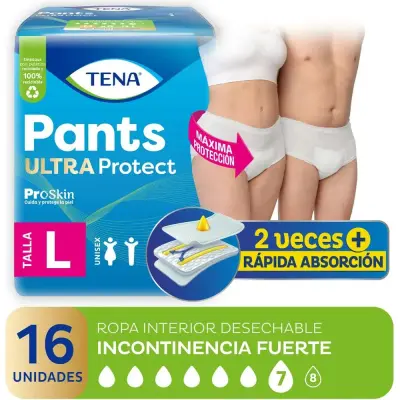 Pañal Tena Pants Ropa Interior Talla Grande x16