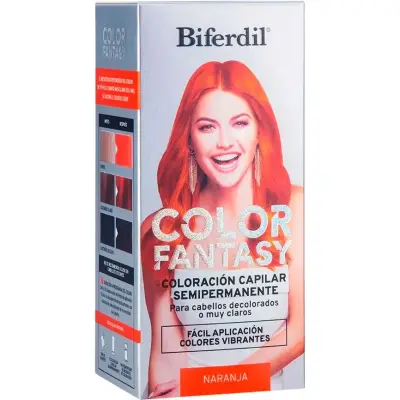 Tintura Capilar Biferdil Kit Fantasy Naranja