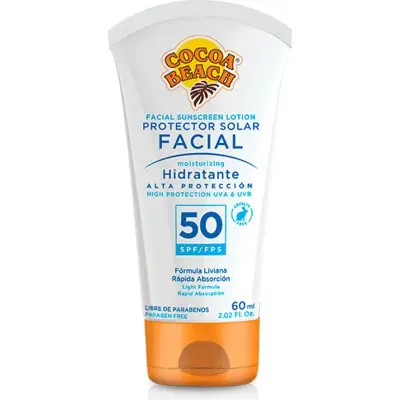 Protector Solar Facial FPS 50 Cocoa Beach 60 ml