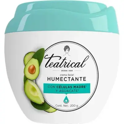 Crema Facial Humectante Teatrical V2 200 g