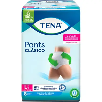 Pañal TENA Pants Classic Large x 8