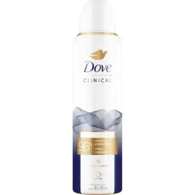 Desodorante Antitranspirante Aerosol Dove Clinical 96 Horas 91 g
