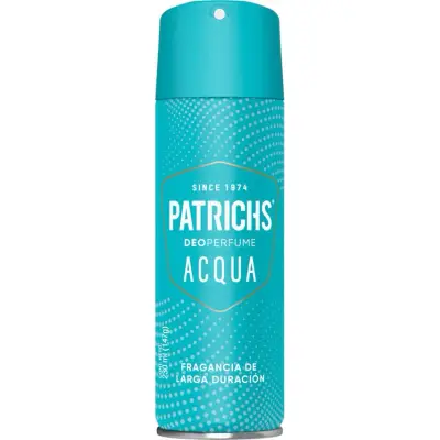 Desodorante Aerosol Patrichs Acqua 230 ml