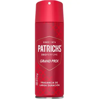 Desodorante Aerosol Patrichs Gran Presentación 230 ml