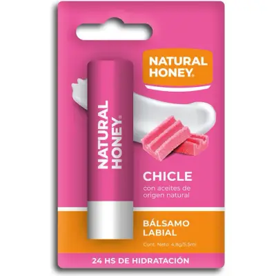 Bálsamo Labial Natural Honey con Chicle