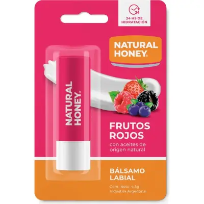 Bálsamo Labial Natural Honey con Factor Rojo