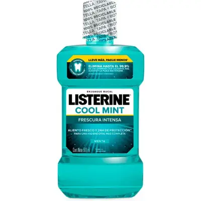Listerine Enjuague Bucal Cool Mint 500 ml
