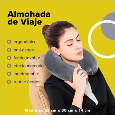 Biodinámico Almohada Viscoelástica 32x30x14 cm