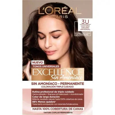 Excellence Nudes Tintura Capilar 3 Unidades