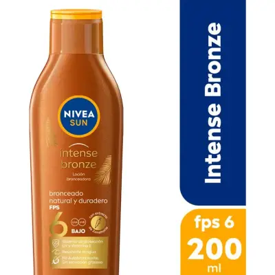 Protector Solar Nivea Intense Bronze FPS 6 200 ml