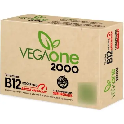 Suplemento Dietario Vegaone 2000 Comprimidos x15
