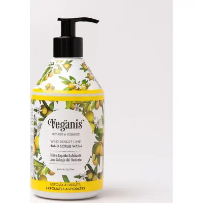 Jabón Líquido Exfoliante Veganis Lima 400 ml