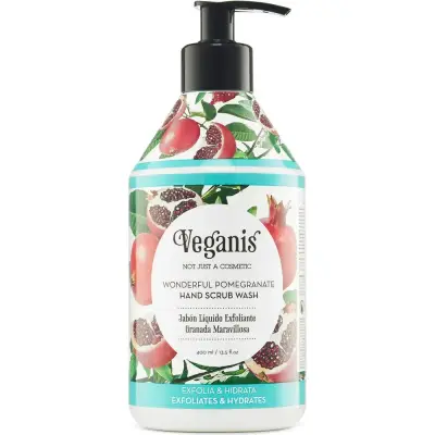 Jabón Líquido Exfoliante Granada Veganis 400 ml