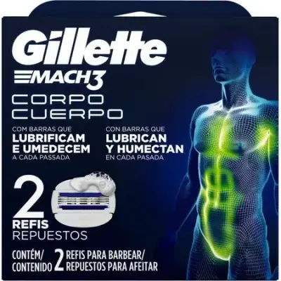 Cartuchos Gillette Cuerpo X2