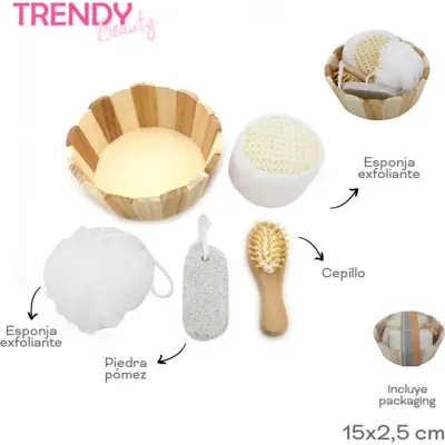 Trendy Set Baño Eco Cepillo