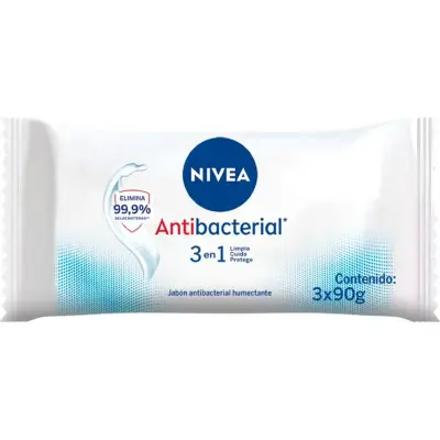 Jabón Líquido Antibacterial Nivea 3 en 1 270 g