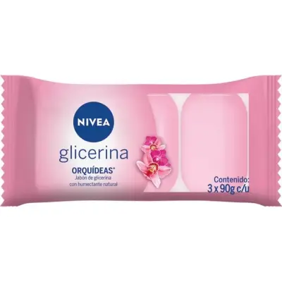 Jabón Líquido Nivea Orquídeas 3 x 90 g