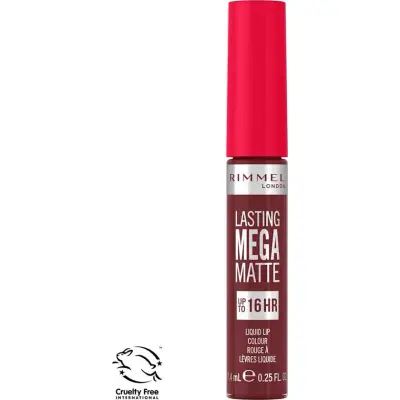 Labial Líquido Rimmel Lasting Finish Mega Matte Tono 810